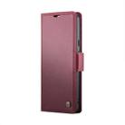 For Google Pixel 9 Pro XL CaseMe 023 Butterfly Buckle Litchi Texture RFID Anti-theft Leather Phone Case(Wine Red) - 2