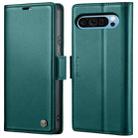 For Google Pixel 9 Pro XL CaseMe 023 Butterfly Buckle Litchi Texture RFID Anti-theft Leather Phone Case(Pearly Blue) - 1