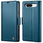For Google Pixel 9 / 9 Pro CaseMe 023 Butterfly Buckle Litchi Texture RFID Anti-theft Leather Phone Case(Blue) - 1