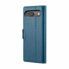 For Google Pixel 9 / 9 Pro CaseMe 023 Butterfly Buckle Litchi Texture RFID Anti-theft Leather Phone Case(Blue) - 3