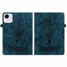 For Honor Pad X9a Butterfly Rose Embossed Leather Tablet Case(Dark Blue) - 2