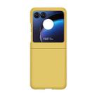 For Motorola Razr 40 Ultra / Razr 2023 Skin Feel PC Phone Case(Lemon Yellow) - 1