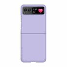 For Motorola Razr 40 Skin Feel PC Phone Case(Sakura Purple) - 1