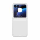 For Motorola Razr 50 Skin Feel PC Phone Case(White) - 1