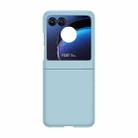 For Motorola Razr 50 Skin Feel PC Phone Case(Sky Blue) - 1