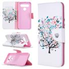 For LG K61 Colored Drawing Pattern Horizontal Flip Leather Case with Holder & Card Slots & Wallet(Little Tree) - 1