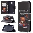 For Nokia 1.3 Colored Drawing Pattern Horizontal Flip Leather Case with Holder & Card Slots & Wallet(Bear) - 1