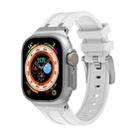 AP Silicone Watch Band For Apple Watch 8 41mm(Silver White) - 1