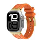 AP Silicone Watch Band For Apple Watch Series 10 42mm(Gold Orange) - 1