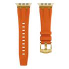 AP Silicone Watch Band For Apple Watch Series 10 42mm(Gold Orange) - 2