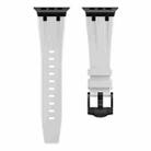 AP Silicone Watch Band For Apple Watch Series 10 42mm(Black White) - 2