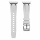 AP Silicone Watch Band For Apple Watch Series 10 42mm(Silver White) - 2