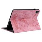 For iPad Pro 11 2021 / Air 4 2020 Butterfly Rose Embossed Leather Smart Tablet Case(Pink) - 4