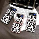 For Samsung Galaxy Z Flip4 Leopard Pattern Fold Hinge Phone Case(White) - 2