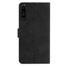 For Sony Xperia 1 IV Seven Butterflies Embossed Leather Phone Case(Black) - 3