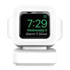 For Apple Watch 44/42/40/38mm Retro Watch Stand Holder(White) - 1