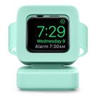 For Apple Watch 44/42/40/38mm Retro Watch Stand Holder(Mint Green) - 1