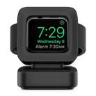 For Apple Watch 44/42/40/38mm Retro Watch Stand Holder(Black) - 1