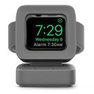 For Apple Watch 44/42/40/38mm Retro Watch Stand Holder(Grey) - 1