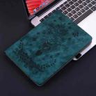 For Samsung Galaxy Tab A 9.7 T550 T555 Butterfly Rose Embossed Leather Tablet Case(Dark Blue) - 2