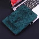 For Samsung Galaxy Tab S2 9.7 T810 T815 Butterfly Rose Embossed Leather Tablet Case(Dark Blue) - 2