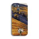 For iPhone 15 Precise Hole Oil Painting Pattern PC Phone Case(Evening Breeze) - 1