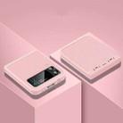 For Samsung Galaxy Z Flip3 5G Litchi Texture Fold Hinge Phone Case(Pink) - 1