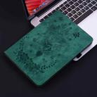 For Lenovo Tab K11 Plus Butterfly Rose Embossed Leather Tablet Case(Green) - 2