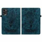 For Lenovo Legion Y700 2025 Butterfly Rose Embossed Leather Tablet Case(Dark Blue) - 3