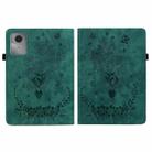 For Lenovo Idea Tab 11 / Xiaoxin Pad 2025 Butterfly Rose Embossed Leather Tablet Case(Green) - 2