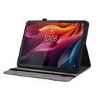 For Lenovo Idea Tab 11 / Xiaoxin Pad 2025 Butterfly Rose Embossed Leather Tablet Case(Green) - 3