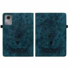 For Lenovo Idea Tab 11 / Xiaoxin Pad 2025 Butterfly Rose Embossed Leather Tablet Case(Dark Blue) - 2
