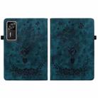 For Lenovo Legion Y700 Gen 4 Butterfly Rose Embossed Leather Tablet Case(Dark Blue) - 2