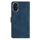 For Honor 200 Pro Seven Butterflies Embossed Leather Phone Case(Blue) - 3