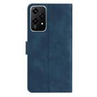 For Honor 200 Lite Global Seven Butterflies Embossed Leather Phone Case(Blue) - 3