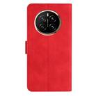 For Honor Magic7 Seven Butterflies Embossed Leather Phone Case(Red) - 3