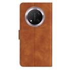 For Honor X9C Seven Butterflies Embossed Leather Phone Case(Brown) - 3