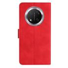 For Honor X9C Seven Butterflies Embossed Leather Phone Case(Red) - 3