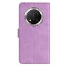 For Honor X9C Seven Butterflies Embossed Leather Phone Case(Purple) - 3