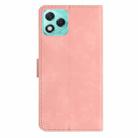 For Honor 400 Lite Global Seven Butterflies Embossed Leather Phone Case(Pink) - 3