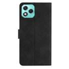 For Honor 400 Lite Global Seven Butterflies Embossed Leather Phone Case(Black) - 3