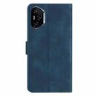 For Honor 400 Pro Global 160.8mm Seven Butterflies Embossed Leather Phone Case(Blue) - 3