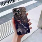 For iPhone 14 Plus Precise Hole Oil Painting Pattern PC Phone Case(Rain) - 1