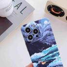 For iPhone 11 Pro Max Precise Hole Oil Painting Pattern PC Phone Case(Sunset) - 4