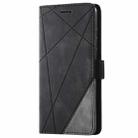 For Huawei P30 Lite Skin Feel Splicing Horizontal Flip Leather Case with Holder & Card Slots & Wallet & Photo Frame(Black) - 2