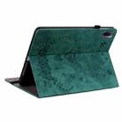 For Xiaomi Pad 5 / Pad 5 Pro Butterfly Rose Embossed Leather Smart Tablet Case(Green) - 4