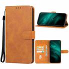 For AGM H6 Leather Phone Case(Brown) - 1