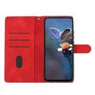 For iPhone 14 Pro Flower Embossing Pattern Leather Phone Case(Red) - 4