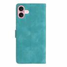 For iPhone 16 Plus Flower Butterfly Embossing Pattern Leather Phone Case(Sky Blue) - 3