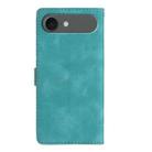 For iPhone 17 Air Flower Butterfly Embossing Pattern Leather Phone Case(Sky Blue) - 3
